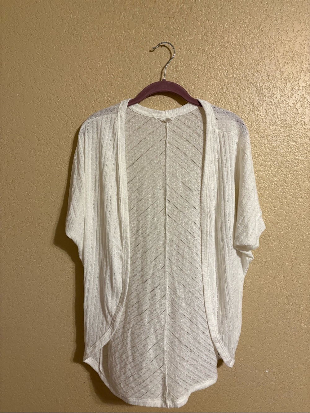 Aeropostale White Knit Cardigan